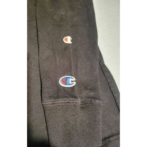 Women's Champion embroidered top ls black size small - Picture 4 of 6